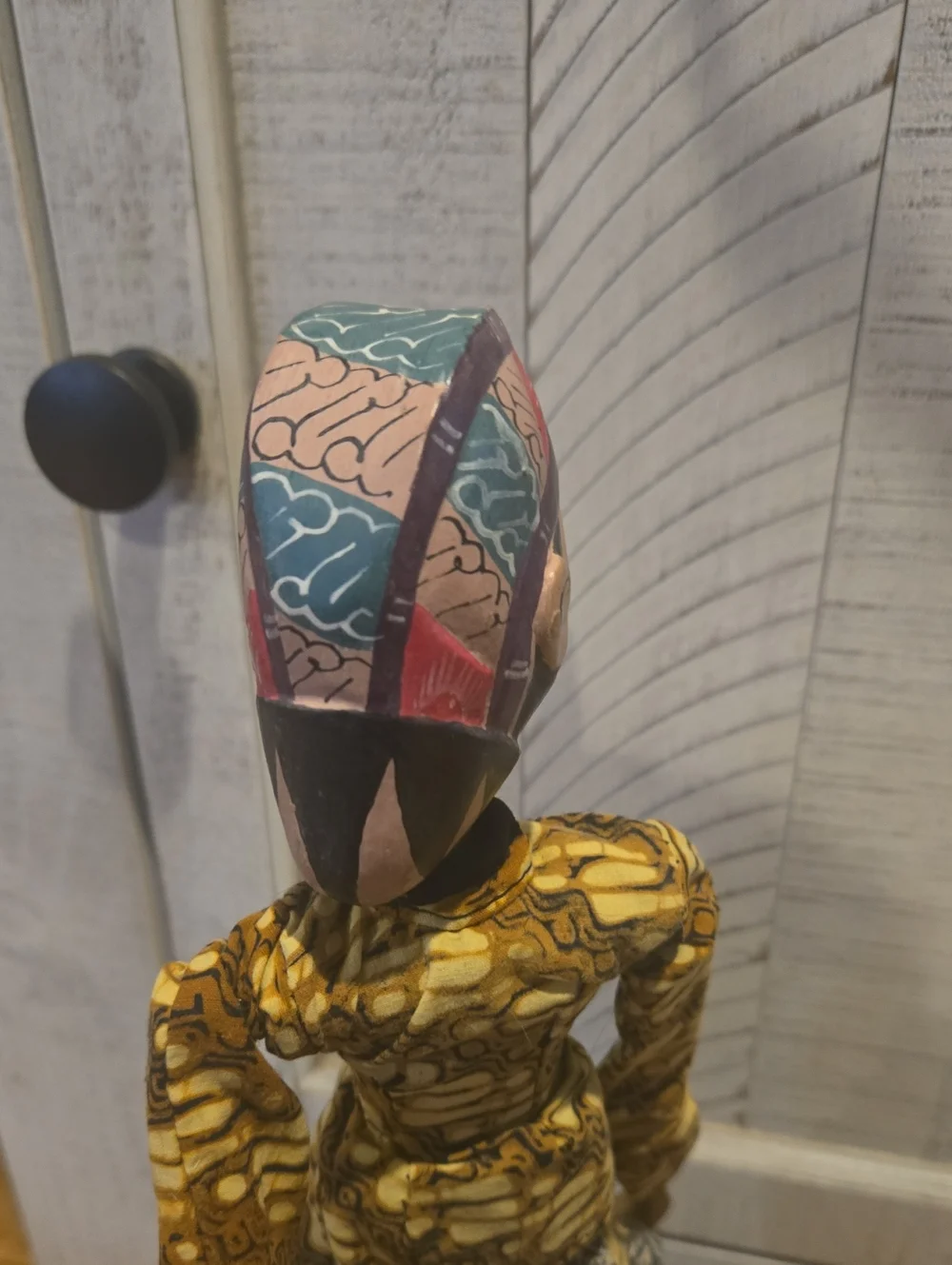 Indonesian Wayang Golek wooden rod puppet from West Java